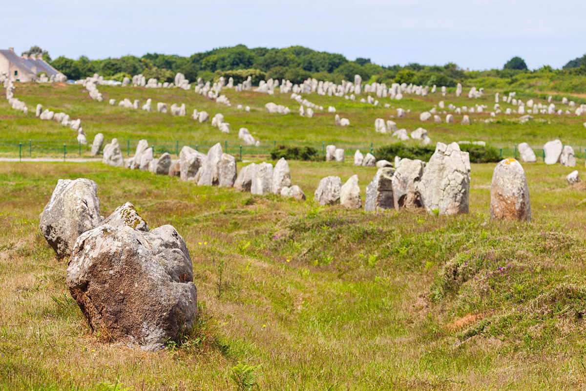 carnac stones brittany france
