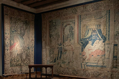 flemish tapistry in Château d’Azay-le-Rideau