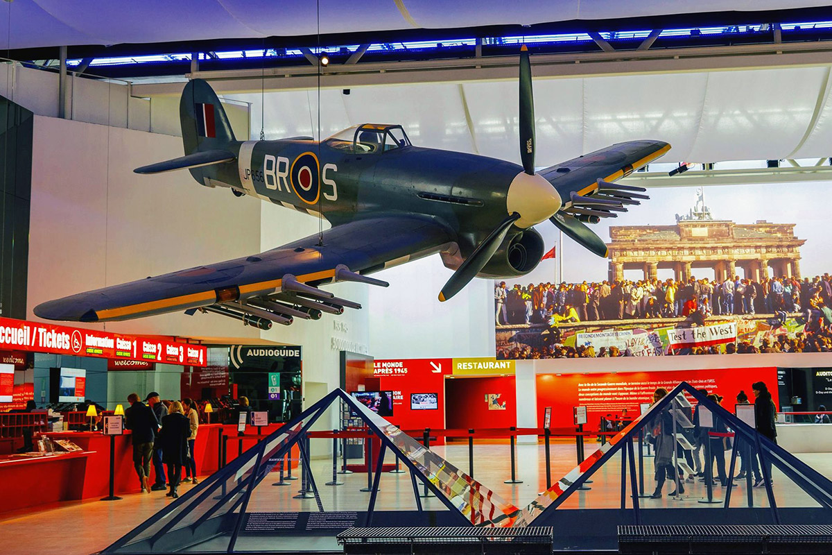 spitfire in caen memorial museum