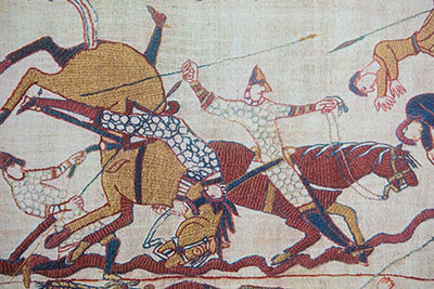 section of the bayeux tapestry