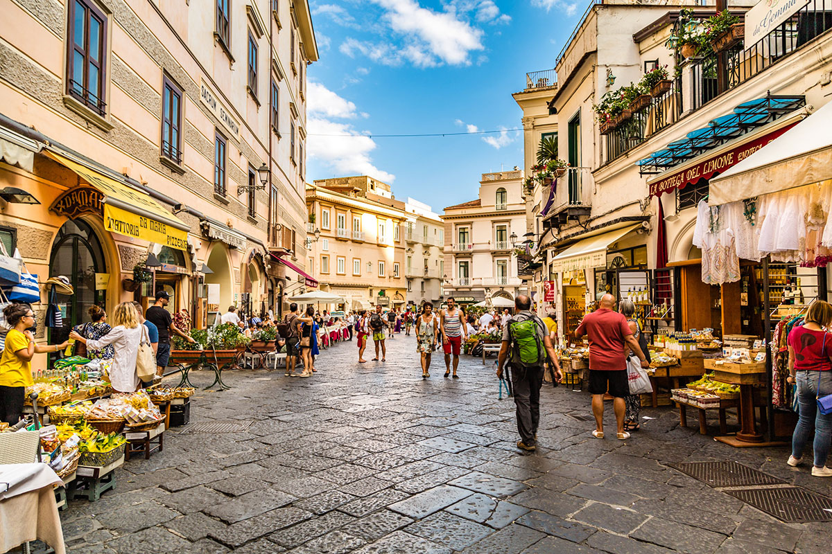 street in amalfi italy