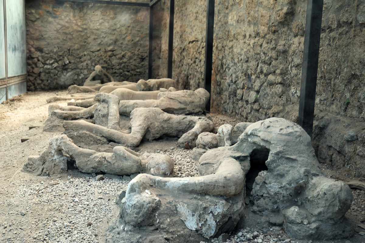 Plaster Citizens of pompeii