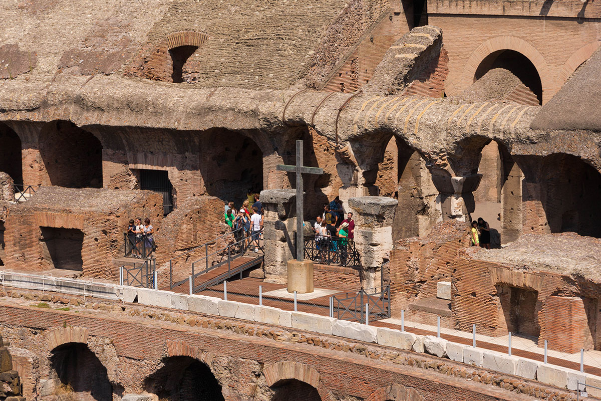 colosseum emperor's seat