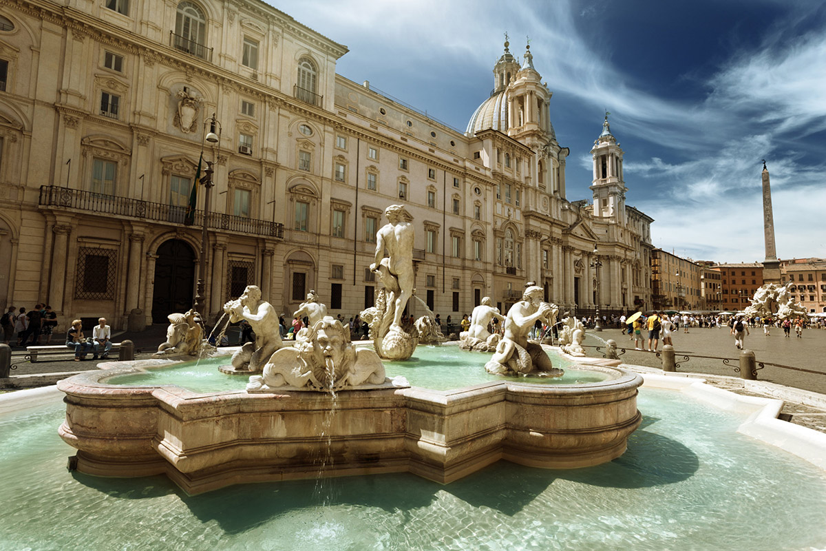 piazza navona fountain