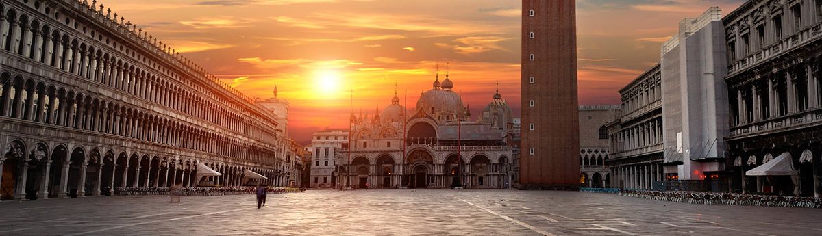 piazza san marco sunrise