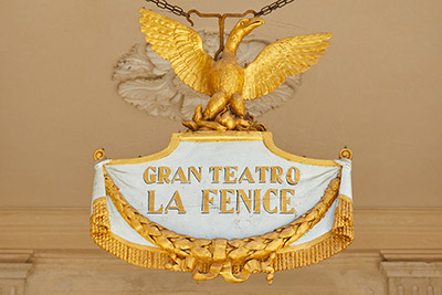 sign of teatro la fenice