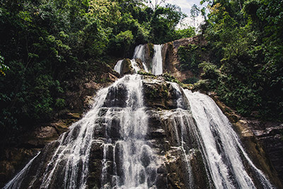waterfall in chanchamayo bayoz national park