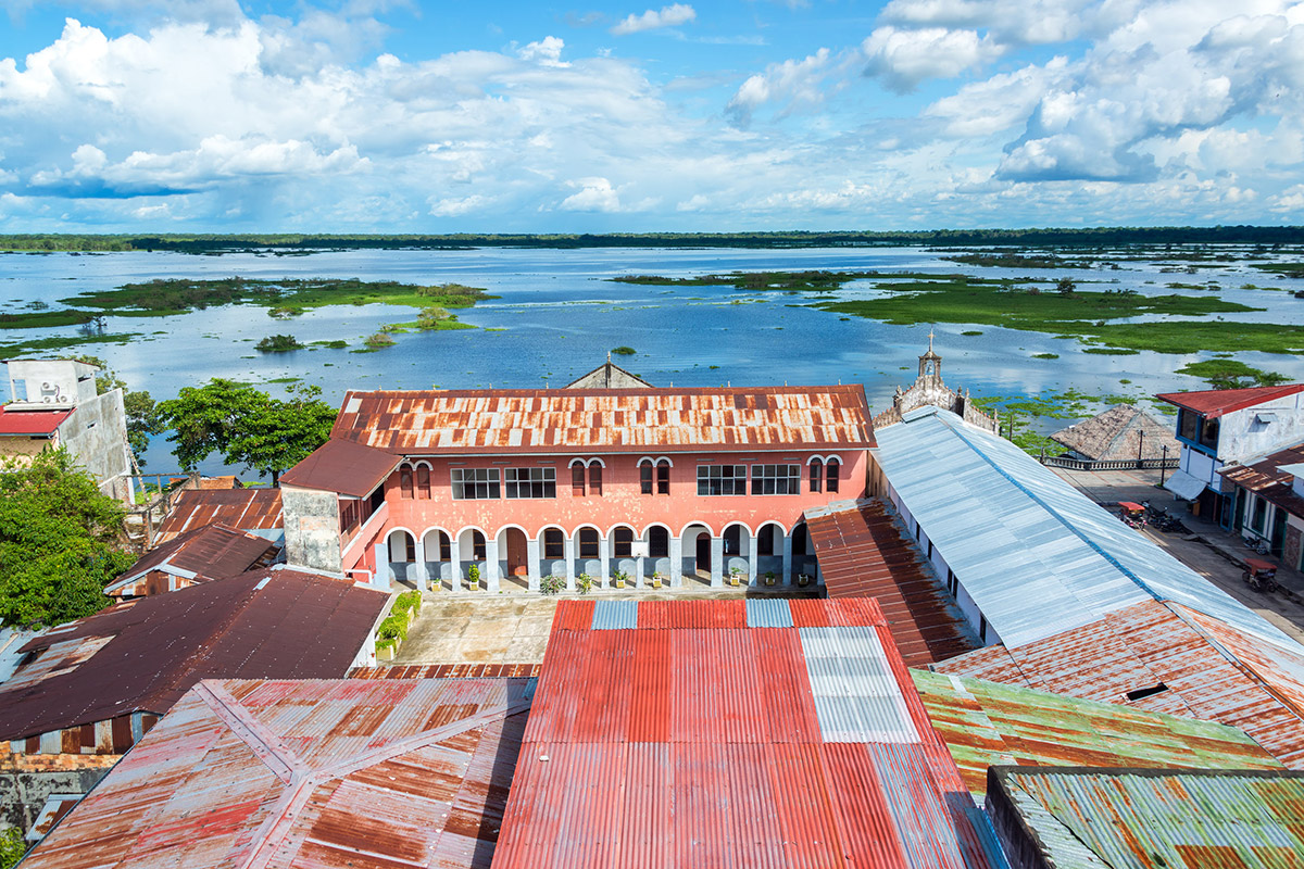 Iquitos with Itaya River