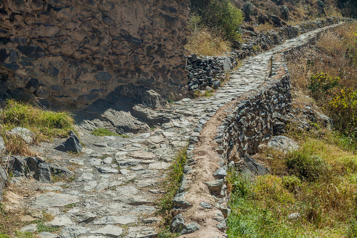 section of the inca trail