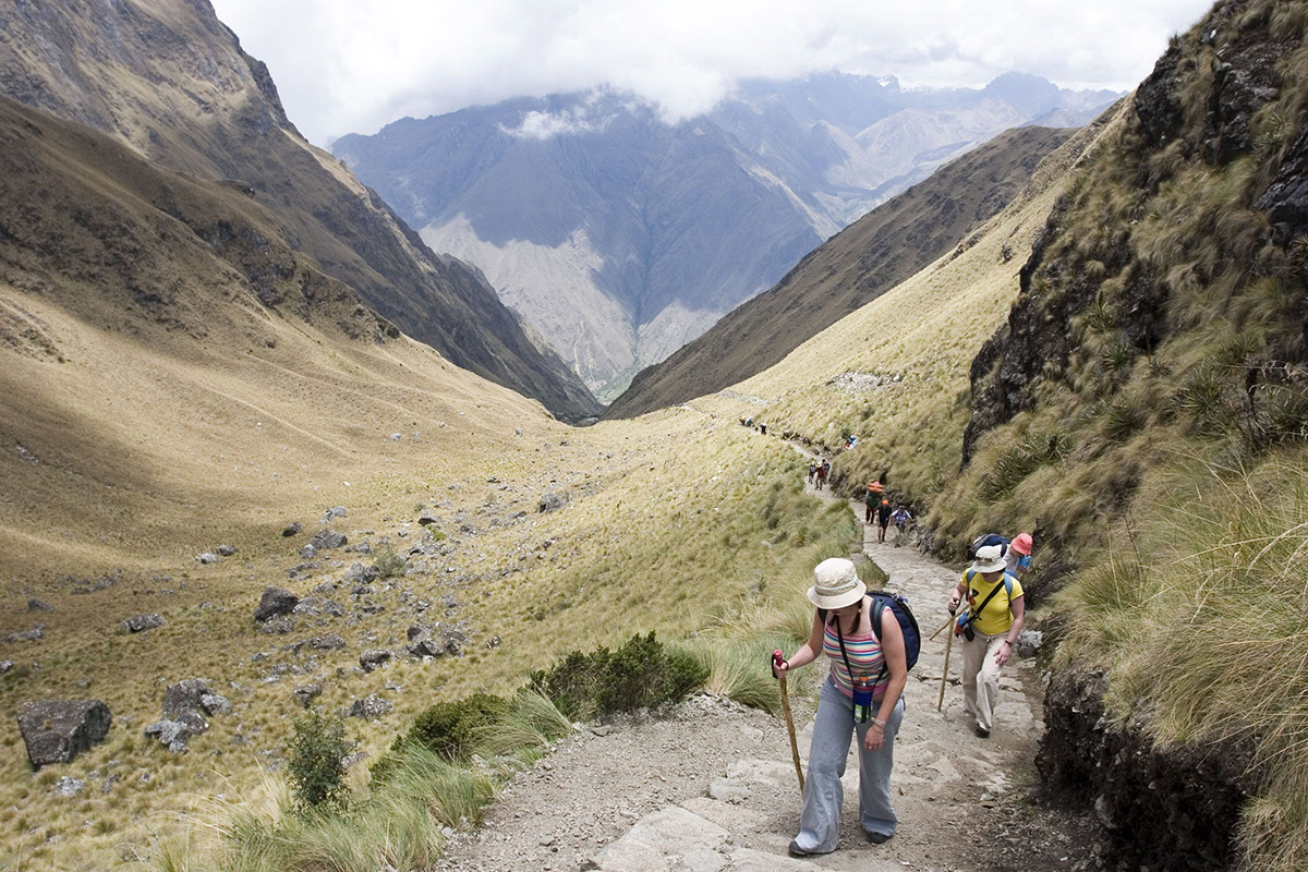 section of the inca trail