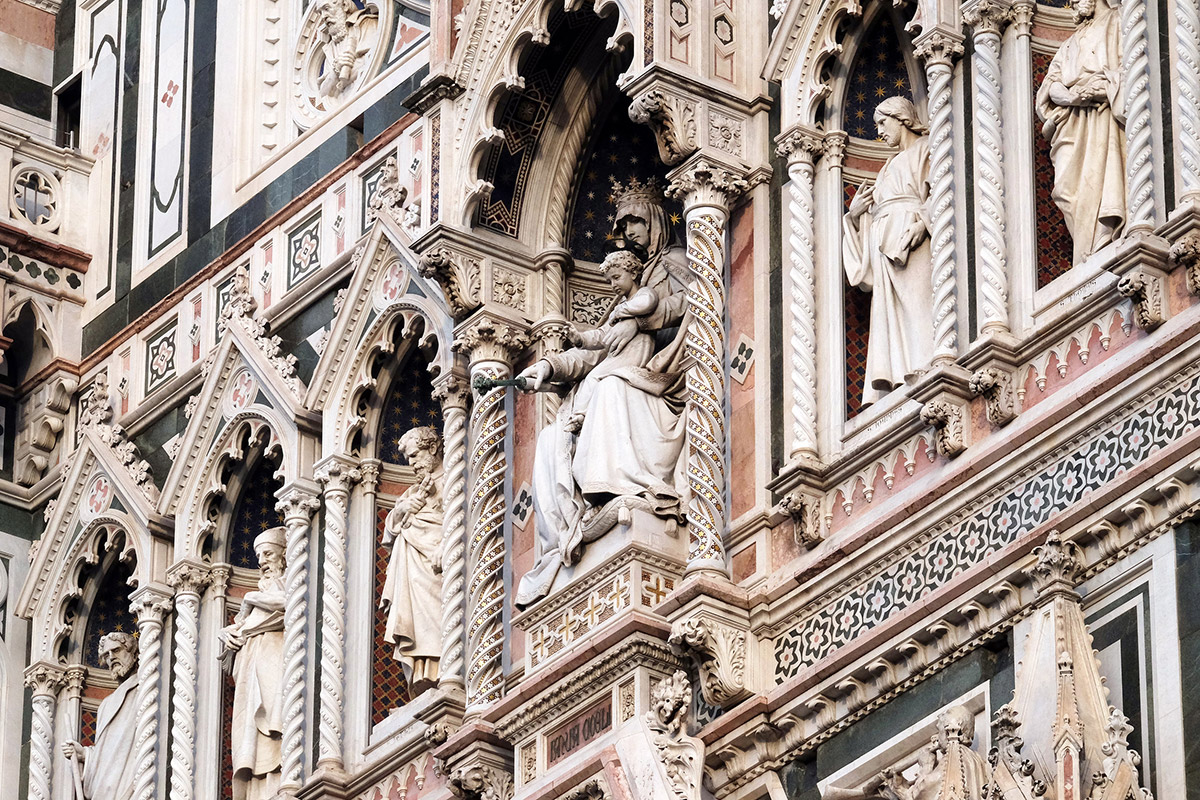 florence cathedral facade details