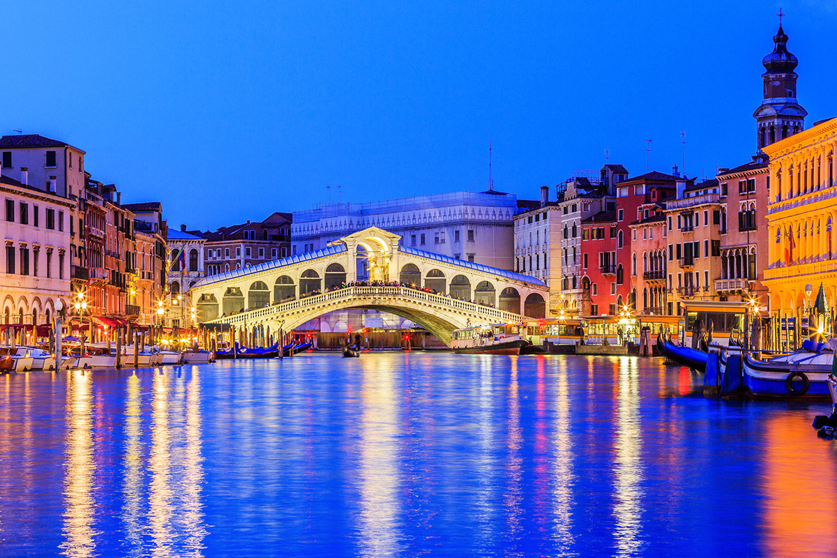 grand canal at twilight